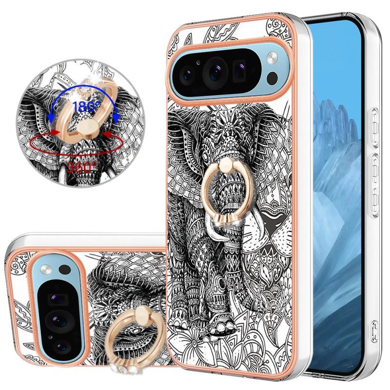 Skal För Google Pixel 9 Pro Xl Elephant Totem Support Ring