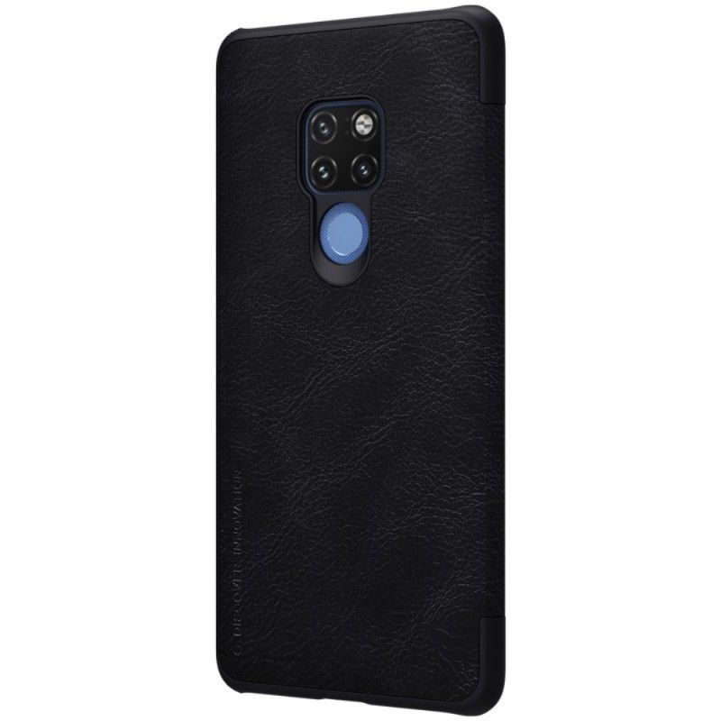 Folio-fodral för Huawei Mate 20 Brun Nillkin Qin Serie