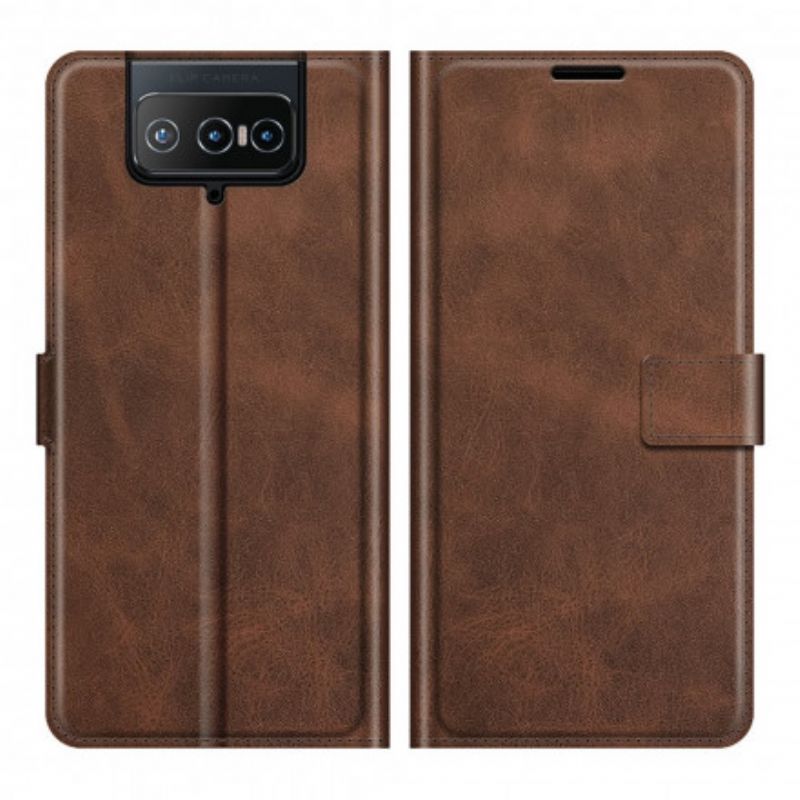 Fodral För Asus Zenfone 8 Flip Faux Leather Slim