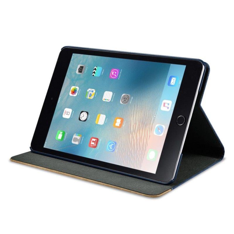 Fodral iPad Mini 4 Röd Xoomz-Tyg Och Konstläder