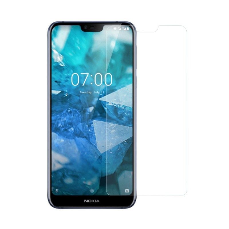 Skyddad Härdat Glas För Nokia 7.1 Skärmen