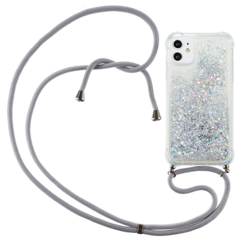 Glitterfodral För Iphone 11 Med Sladd