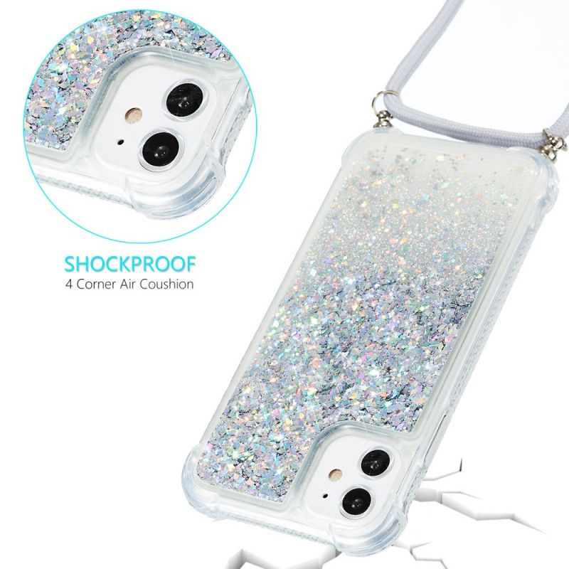 Glitterfodral För Iphone 11 Med Sladd