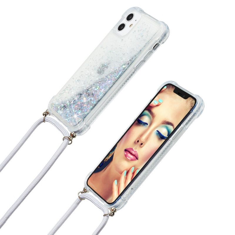 Glitterfodral För Iphone 11 Med Sladd