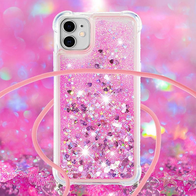 Iphone 11 Glitter Och Sladdfodral