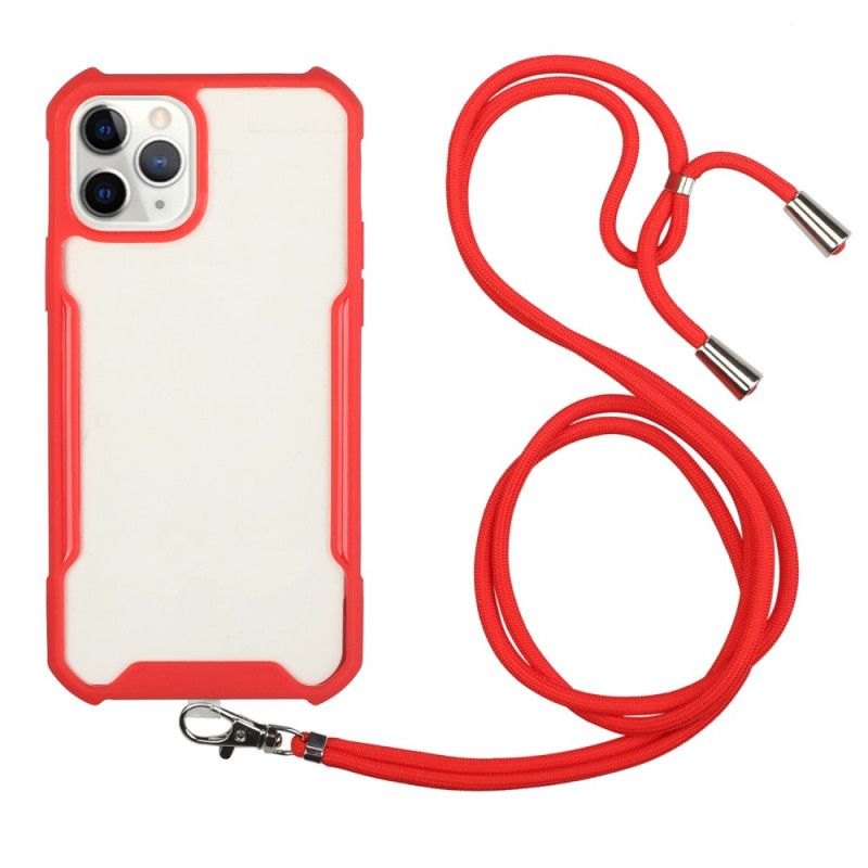 Iphone 12 Mini Hybridfodral Med Färgad Sladd