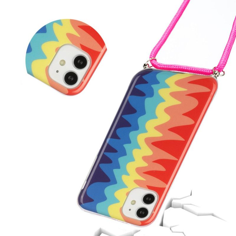 Rainbow Cord Iphone 11-Fodral