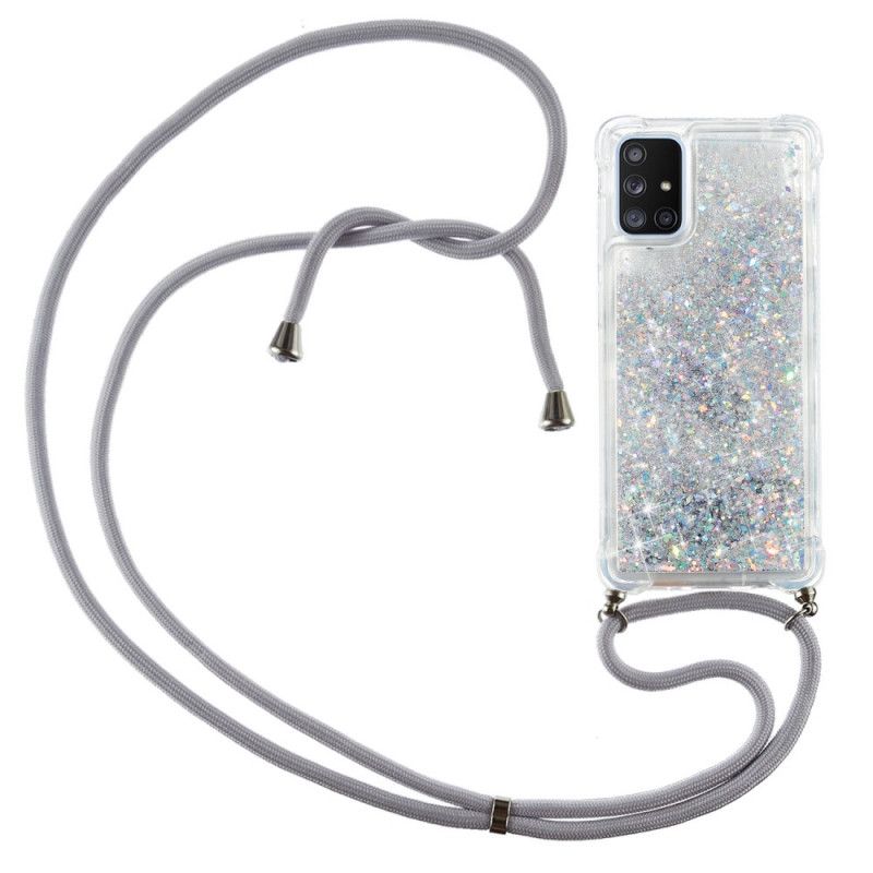 Samsung Galaxy A51 5G Glitterfodral Med Sladd