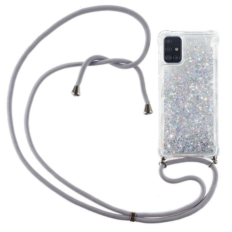 Samsung Galaxy A51 Glitterfodral Med Sladd