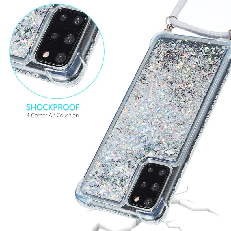 Samsung Galaxy S20 Plus / S20 Plus 5G Glitterfodral Med Sladd