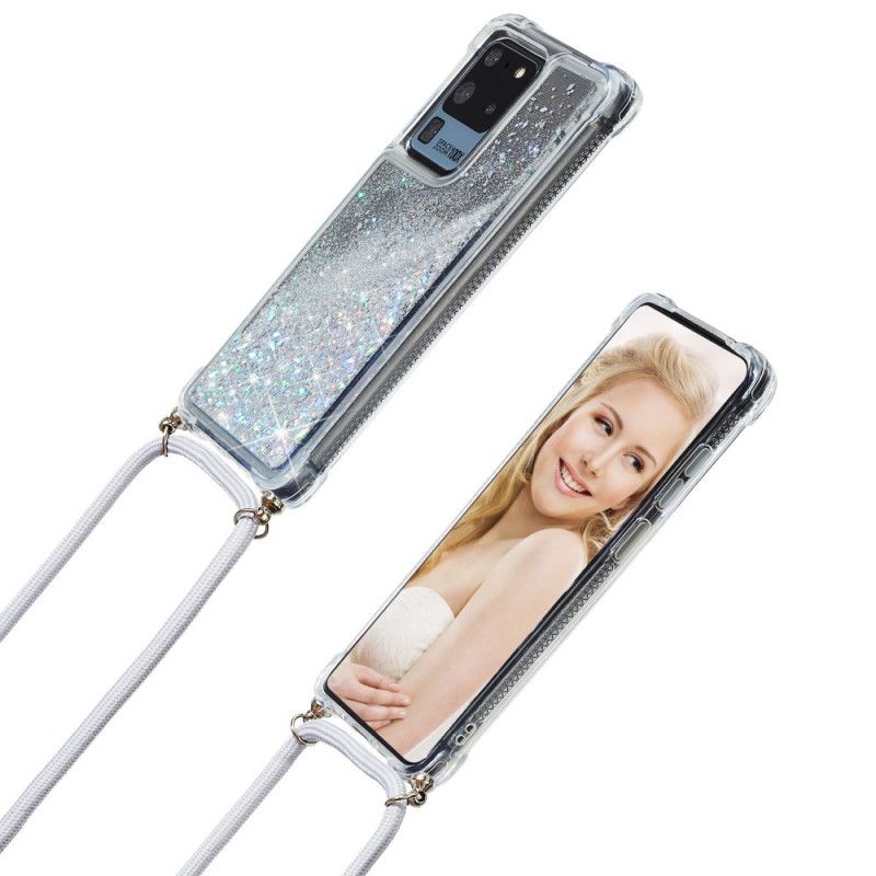Samsung Galaxy S20 Ultra Glitter Skal Med Sladd