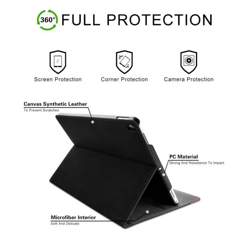 Case iPad Pro 10.5" Svart Muturalt Tyg