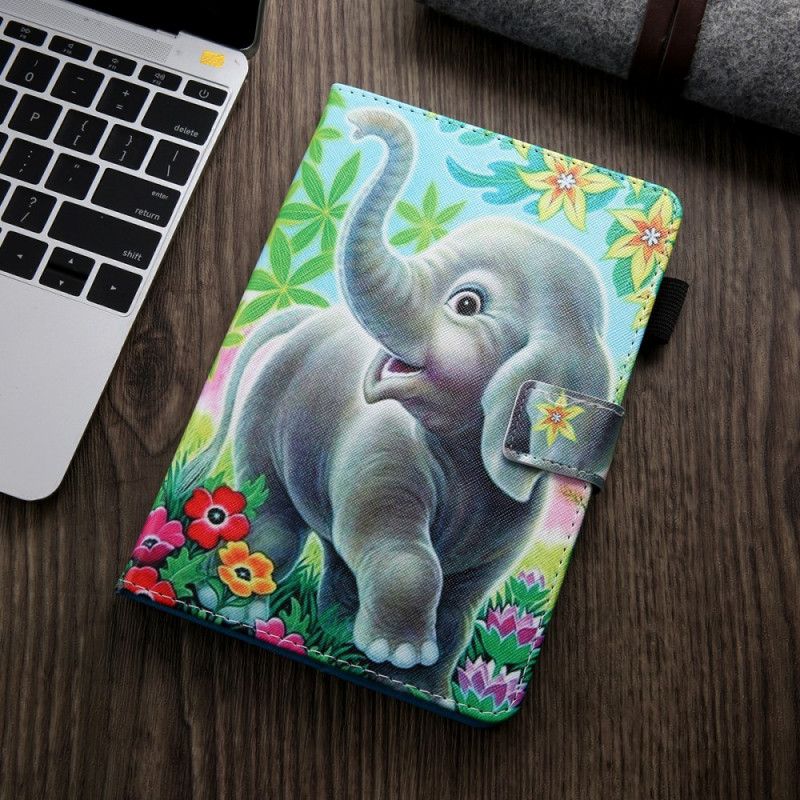 Läderfodral iPad Pro 10.5" Mobilskal Rolig Elefant