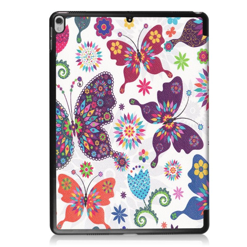 Smart Fodral iPad Pro 10.5" Förstärkta Fjärilar Och Blommor