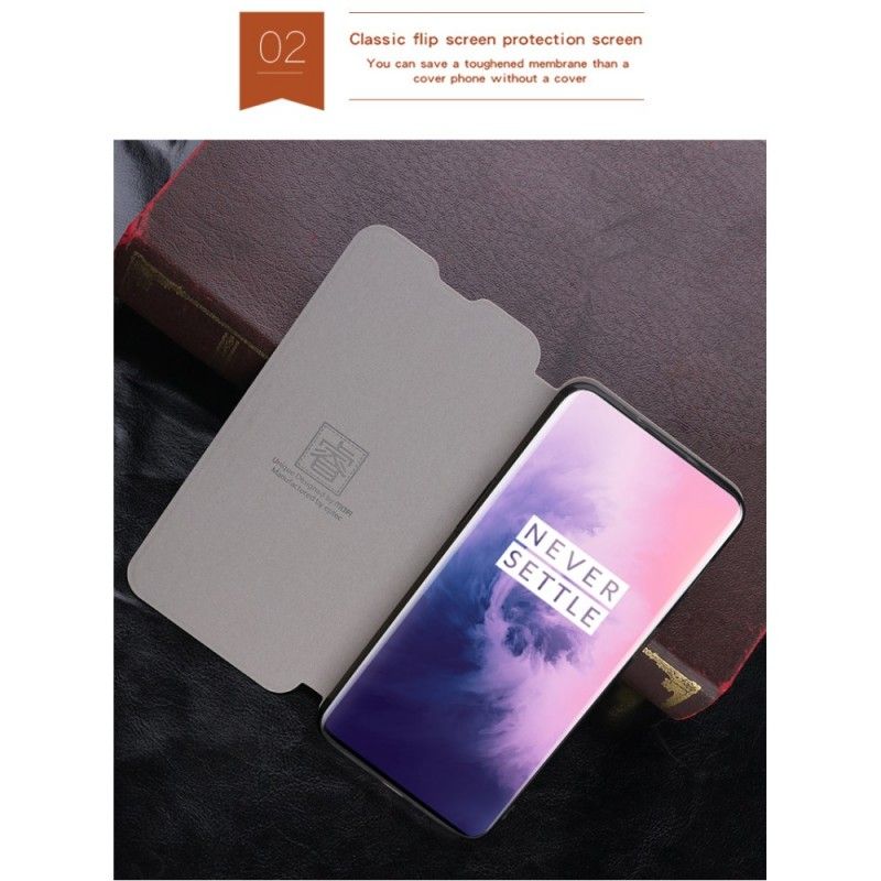 Folio-fodral OnePlus 7 Pro Svart Mofi