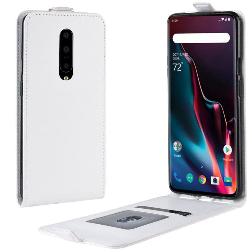 Läderfodral OnePlus 7 Pro Svart Vikbar