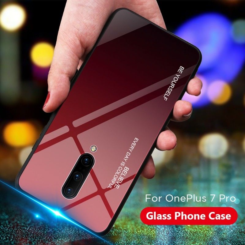 Skal OnePlus 7 Pro Röd Galvaniserad Färg