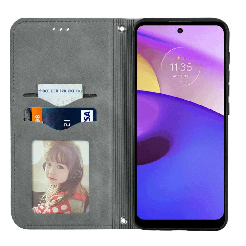 Folio-fodral Moto E20 / E30 / E40 Skin-touch Design