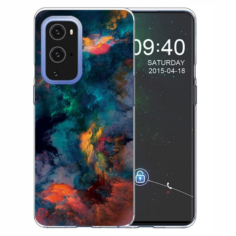 Skal för OnePlus 9 Pro Färgade Moln