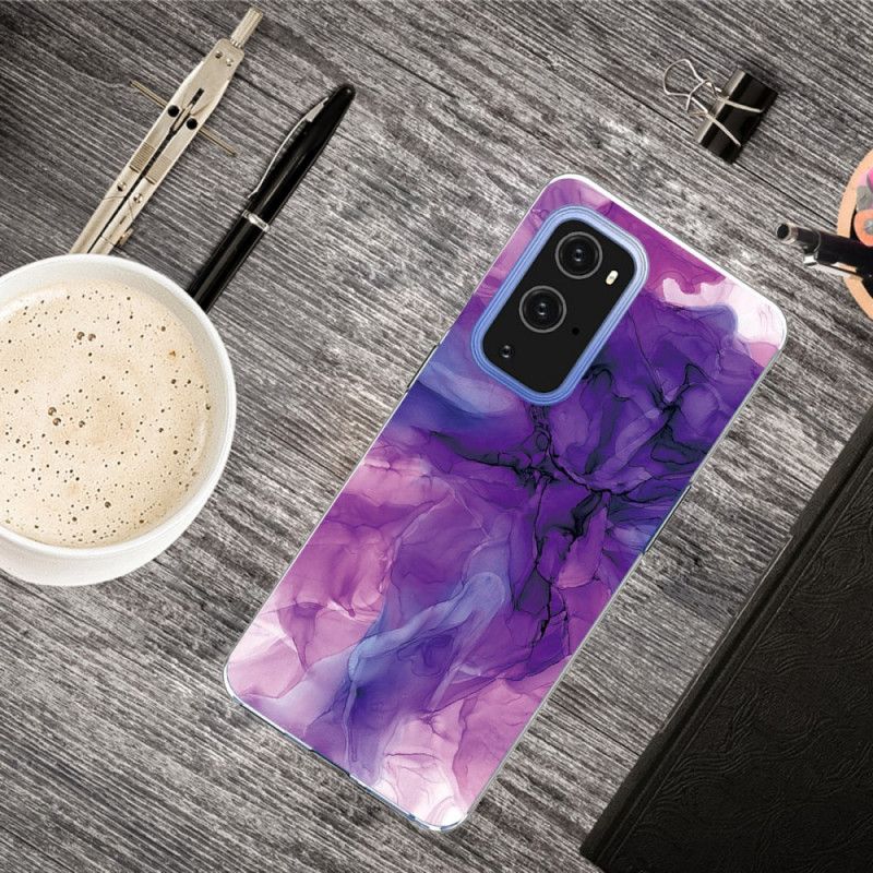 Skal för OnePlus 9 Pro Grå Färgad Marmor