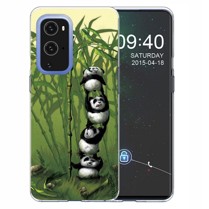 Skal för OnePlus 9 Pro Grön Hög Med Pandor