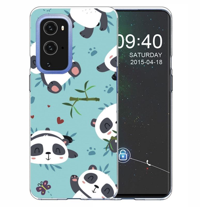 Skal för OnePlus 9 Pro Grön Hög Med Pandor