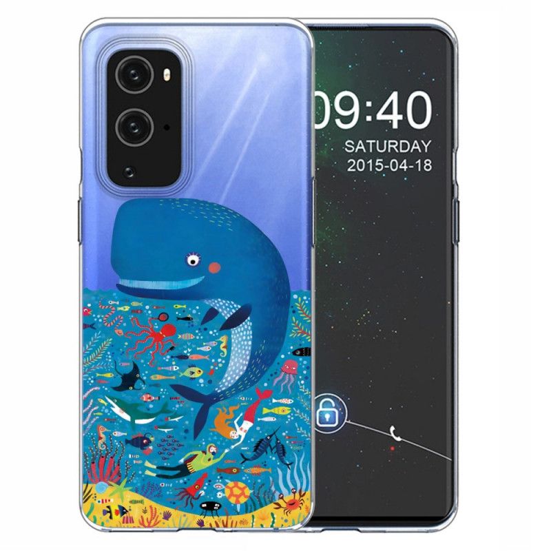 Skal för OnePlus 9 Pro Marin Värld