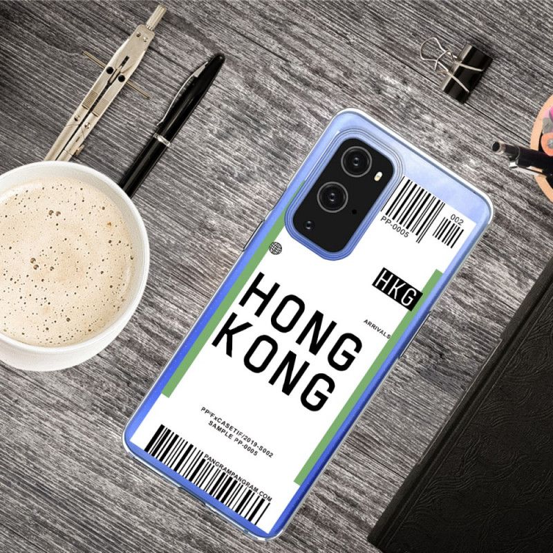 Skal för OnePlus 9 Pro Ombordstigningskort Till Hongkong