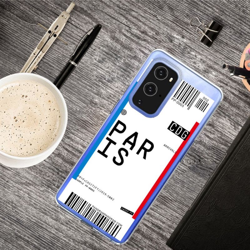 Skal för OnePlus 9 Pro Ombordstigningskort Till Paris