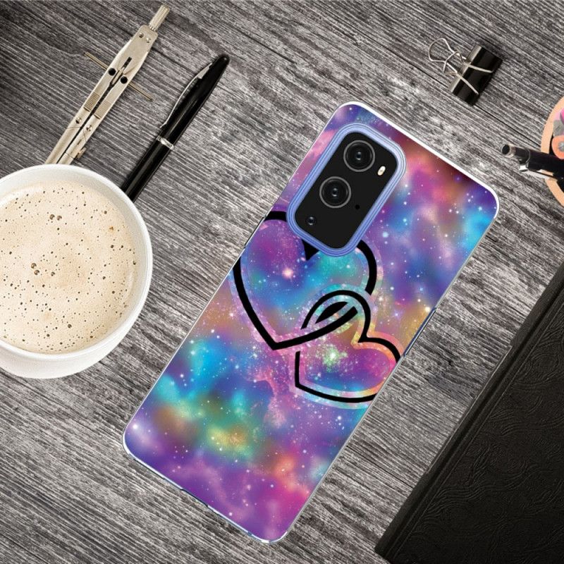 Skal OnePlus 9 Pro Kedjade Hjärtan