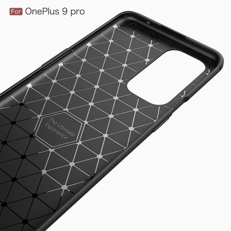 Skal OnePlus 9 Pro Svart Borstad Kolfiber