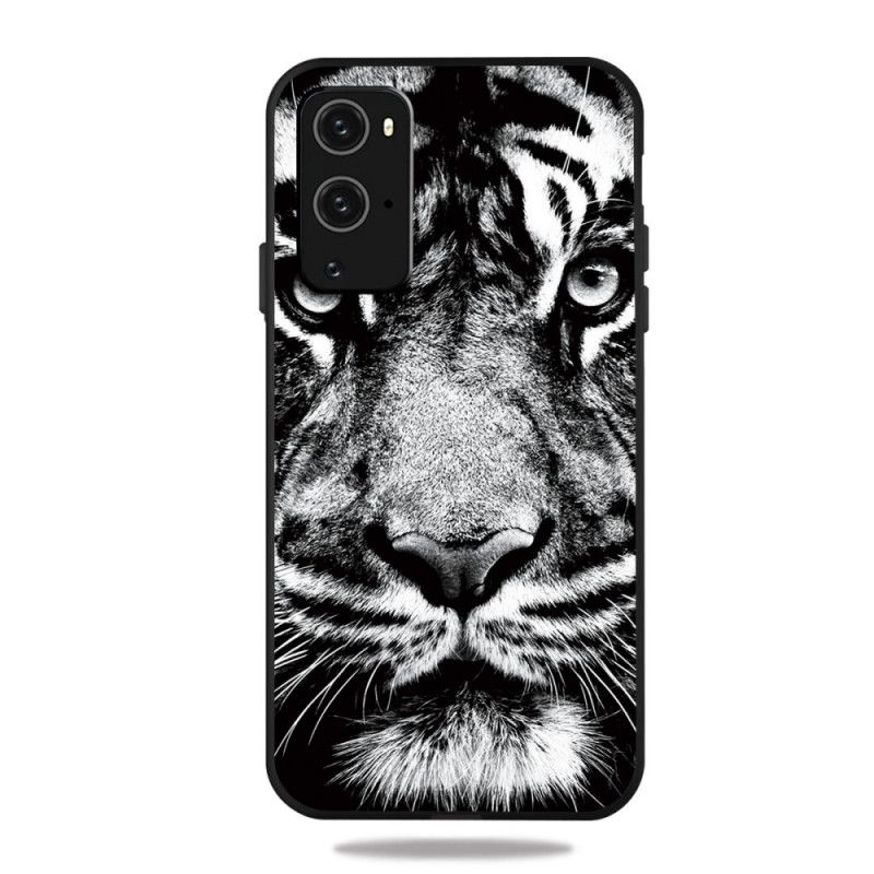 Skal OnePlus 9 Pro Svartvit Tiger