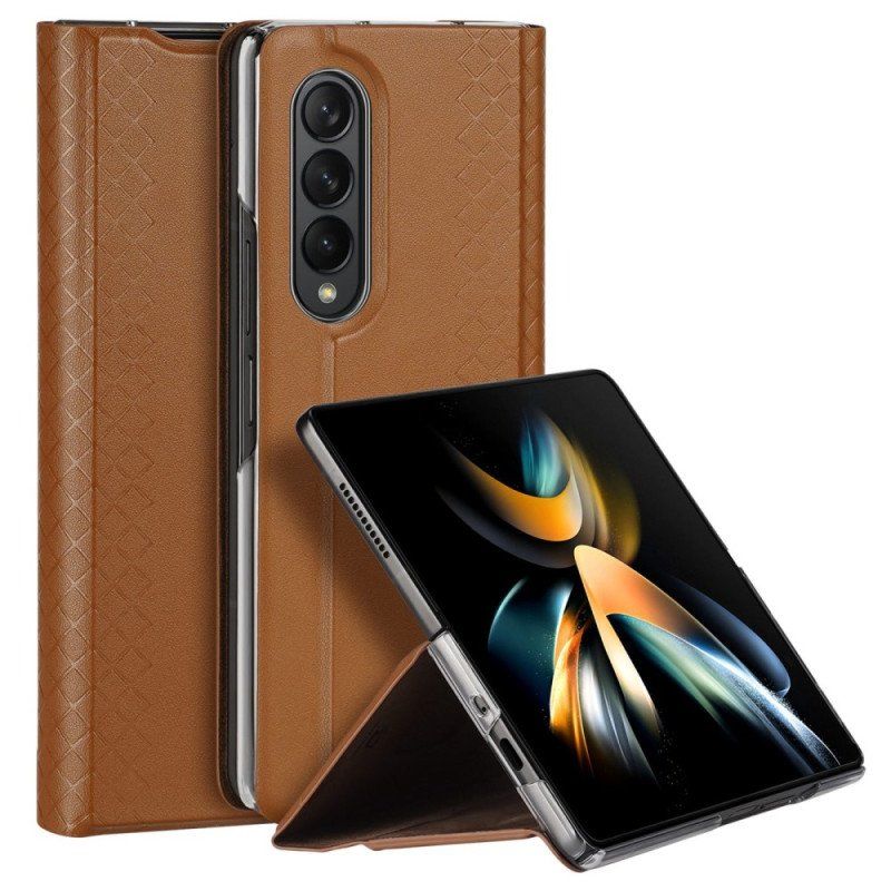 Folio-fodral Samsung Galaxy Z Fold 4 Läderfodral Dux Ducis Bril Series