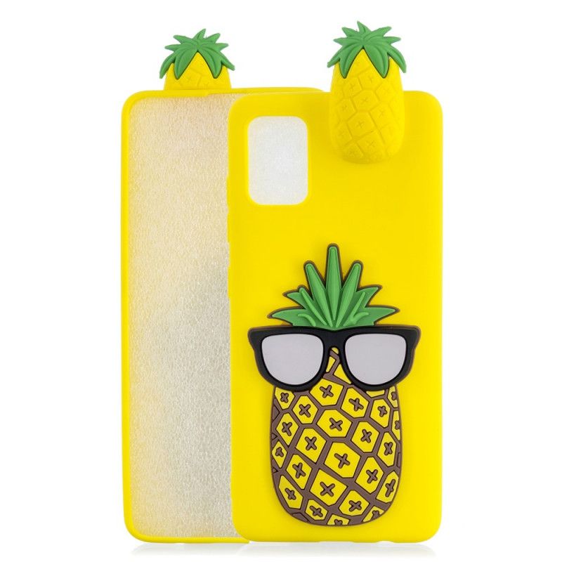 Skal för Samsung Galaxy A41 Cool 3D Ananas