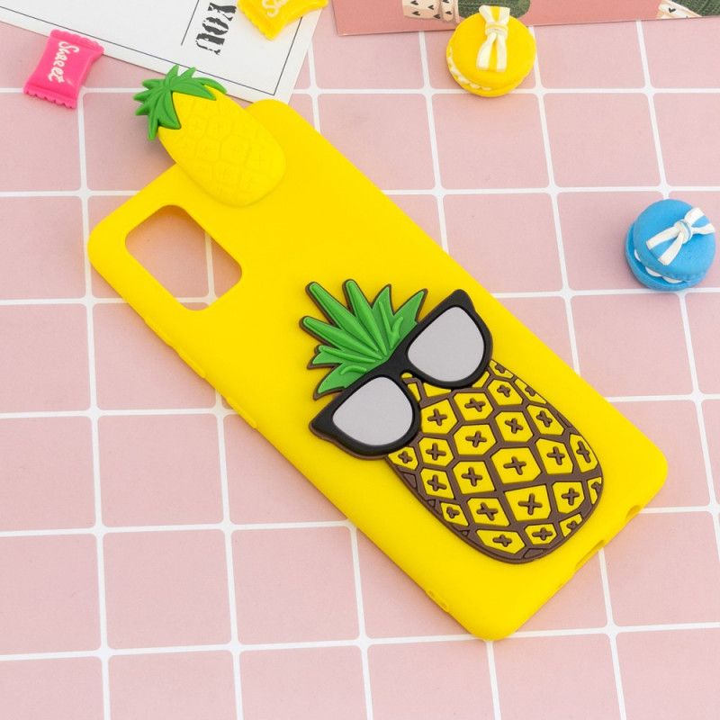 Skal för Samsung Galaxy A41 Cool 3D Ananas