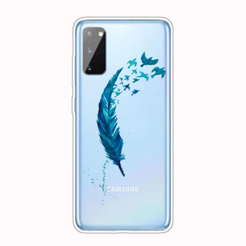 Skal Samsung Galaxy A41 Vacker Fjäder