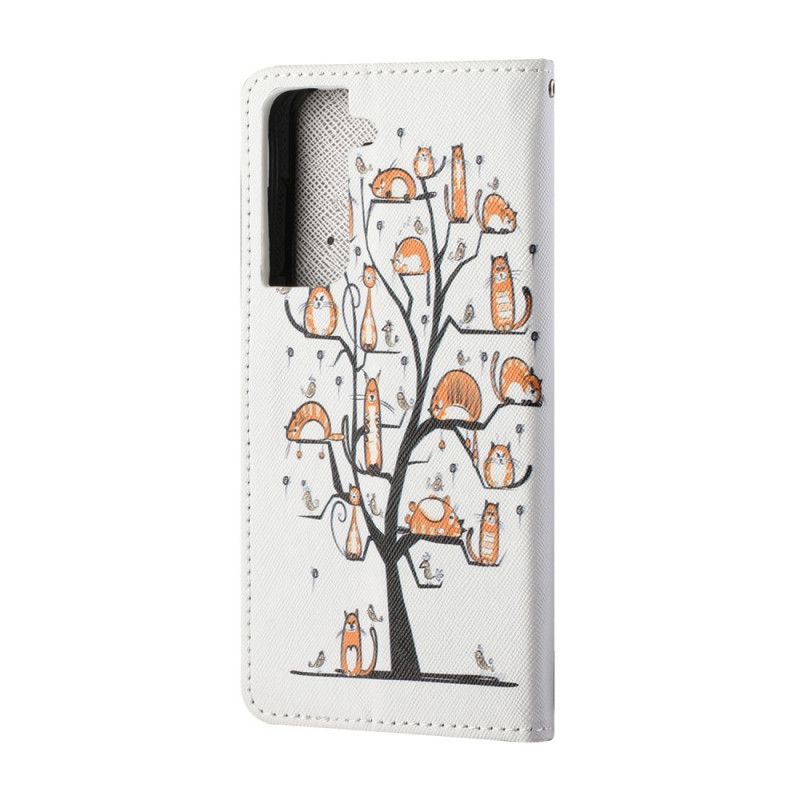 Fodral Samsung Galaxy S21 5G Funky Stringkatter