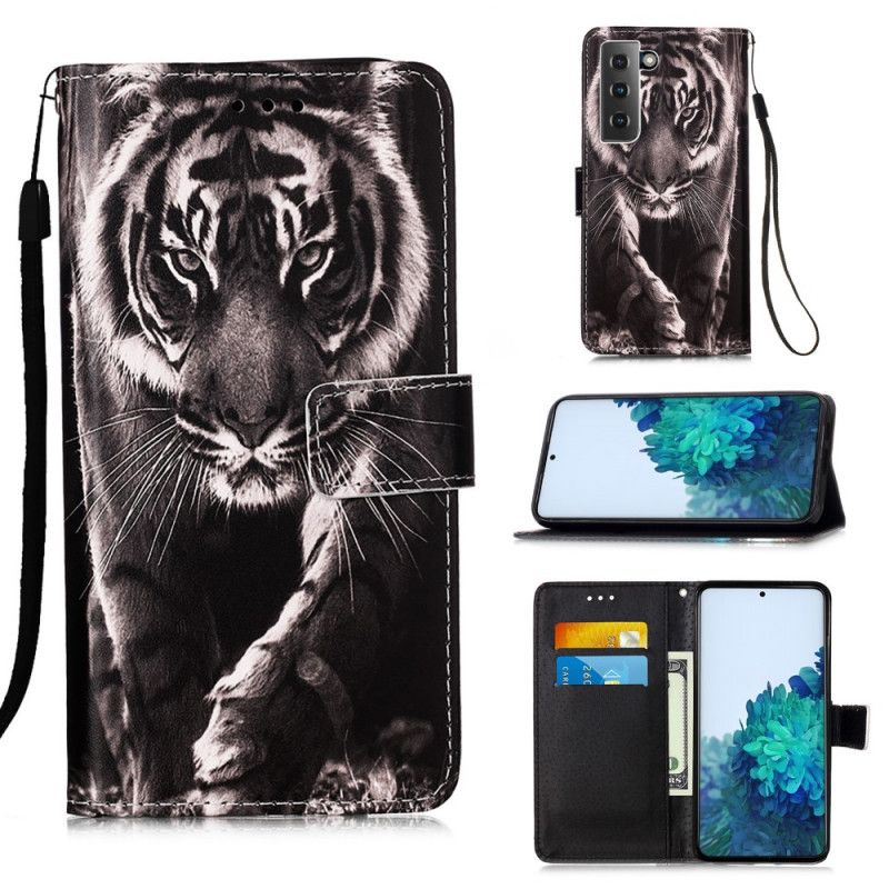 Fodral Samsung Galaxy S21 5G Natt Tiger