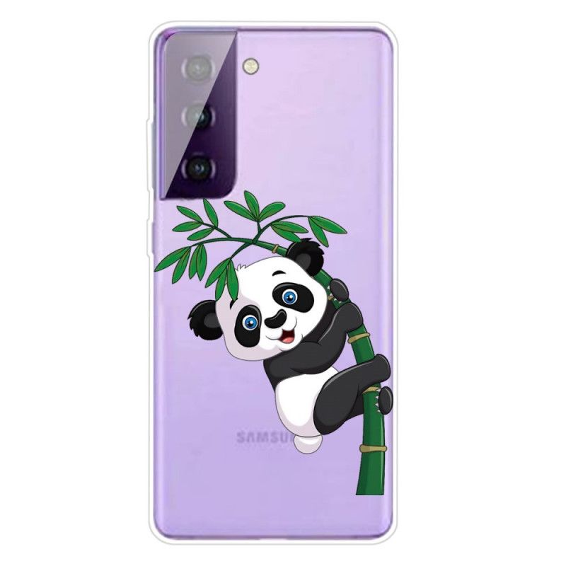 Skal för Samsung Galaxy S21 5G Panda På Bambu