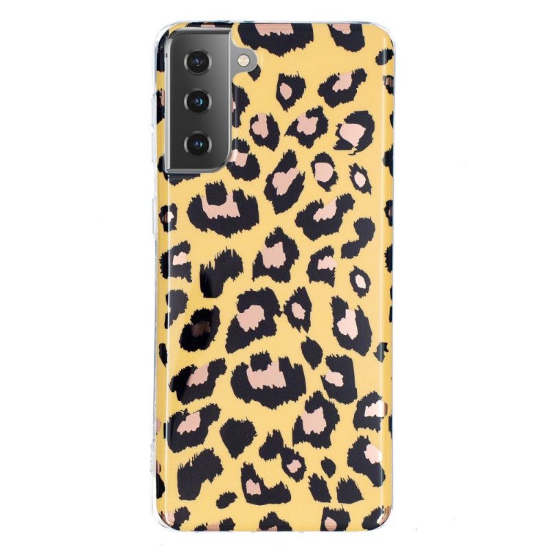 Skal Samsung Galaxy S21 5G Marmor I Leopardstil