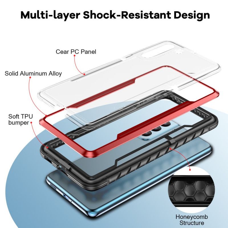 Skal Samsung Galaxy S21 5G Svart Hybrid Transparent Stötfångarkanter