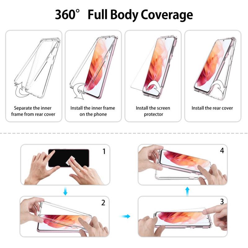 Skal Samsung Galaxy S21 5G Transparent Kristallklart