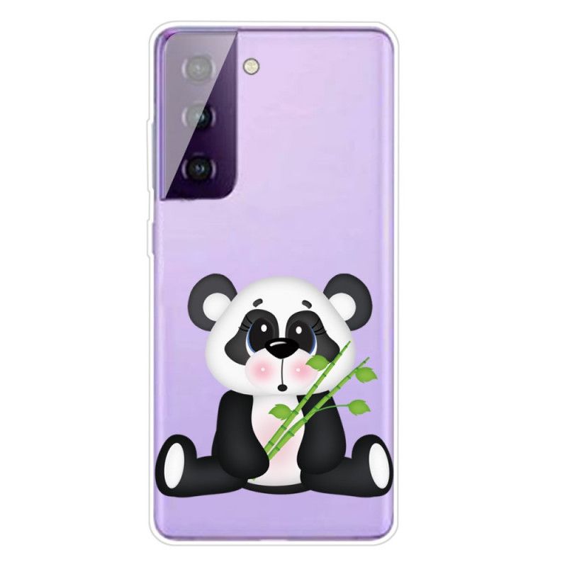 Skal Samsung Galaxy S21 5G Transparent Ledsen Panda