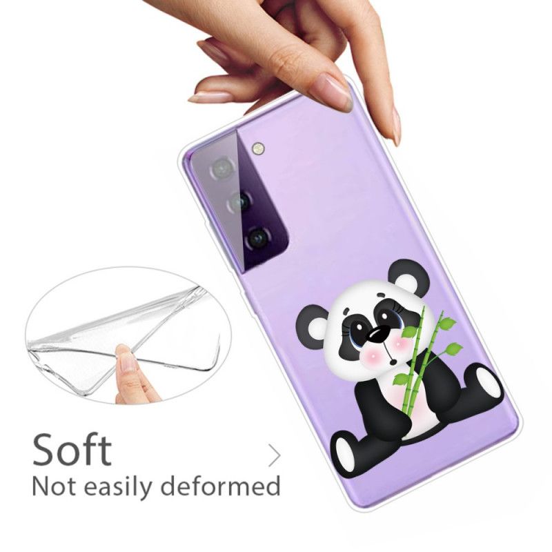 Skal Samsung Galaxy S21 5G Transparent Ledsen Panda