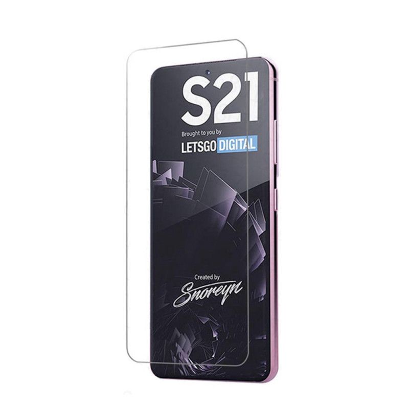 Skydd Av Härdat Glas För Samsung Galaxy S21 5G Skärm