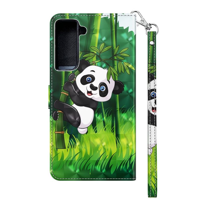 Skyddsfodral Samsung Galaxy S21 5G Panda Och Bambu