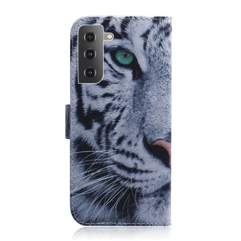 Skyddsfodral Samsung Galaxy S21 5G Tiger Ansikte