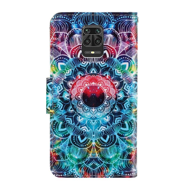 Fodral Xiaomi Redmi Note 9S / Note 9 Pro Prickig Mandala Med Rem