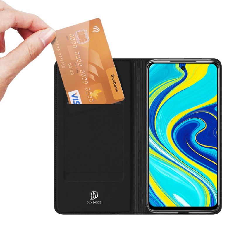 Folio-fodral Xiaomi Redmi Note 9S / Note 9 Pro Svart Dux Ducis