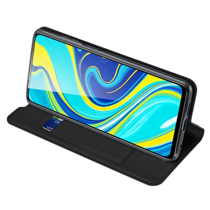 Folio-fodral Xiaomi Redmi Note 9S / Note 9 Pro Svart Dux Ducis